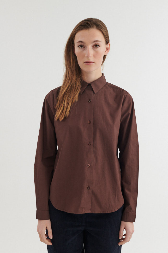Basic Apparel Silje Shirt Skjorter 864 Chicory coffee